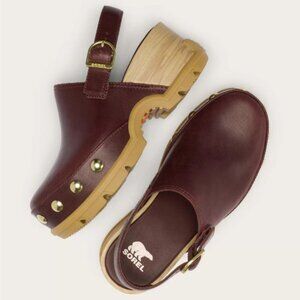 NIB SOREL ROAM’N CLOG™ RVT Women's Clog - Redwood, Redwood
